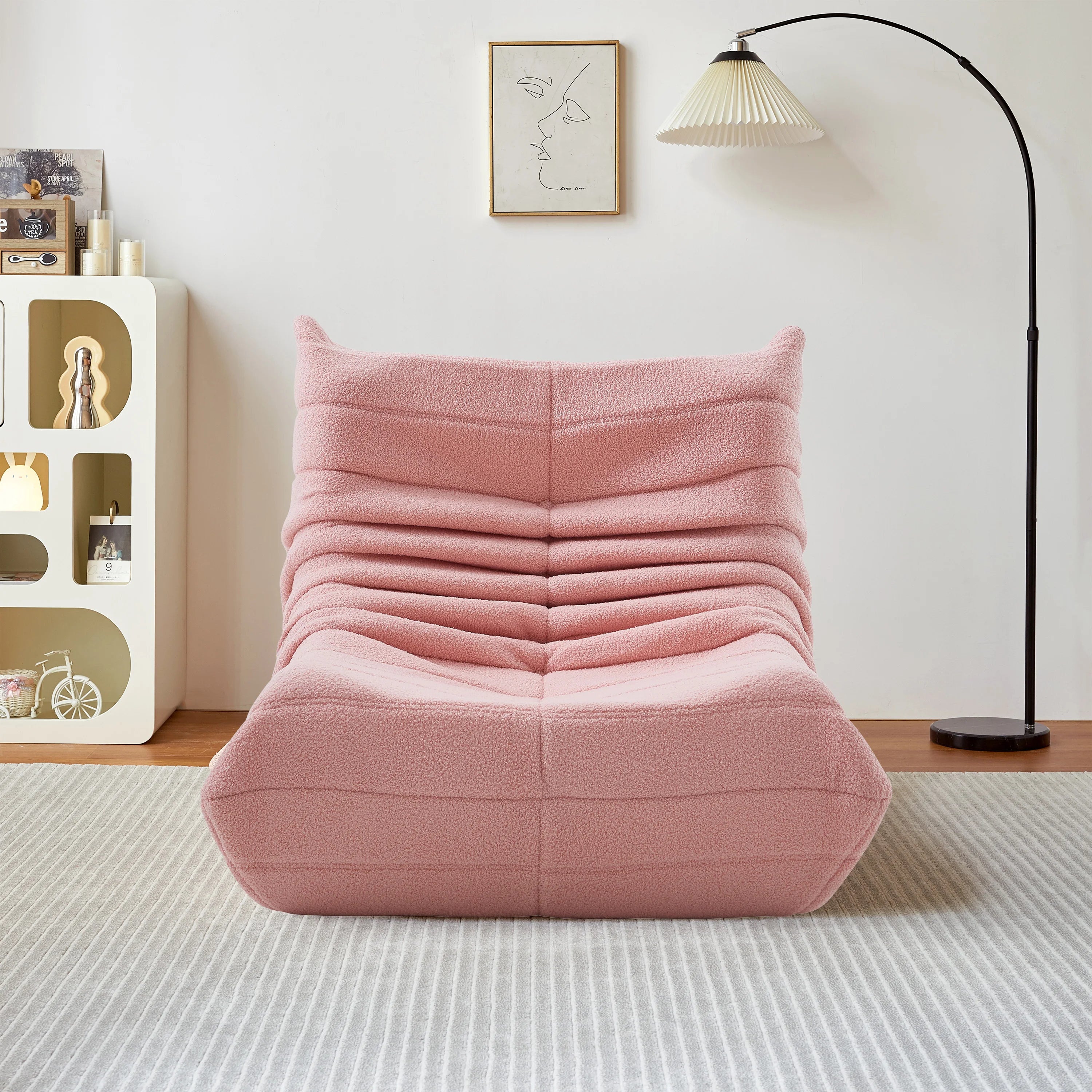 Lazy Boy Fauteuil | Comfortabele Lounge Stoel | Verstelbare Stoel voor Woonkamer & Slaapkamer | Meditatie & Relax Stoel