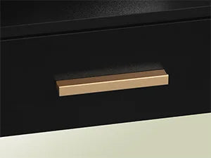 Make-up Tafel met Spiegel en LED Verlichting – Dressing Table met Lade, Planken en Opbergruimte – Modern Minimalistisch