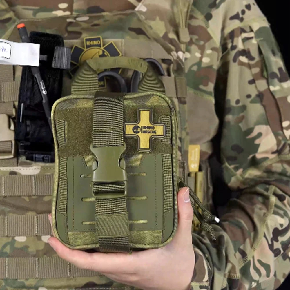 Tactische IFAK EHBO Tas – Robuuste Outdoor Medische Opbergtas voor Kamperen en Survival