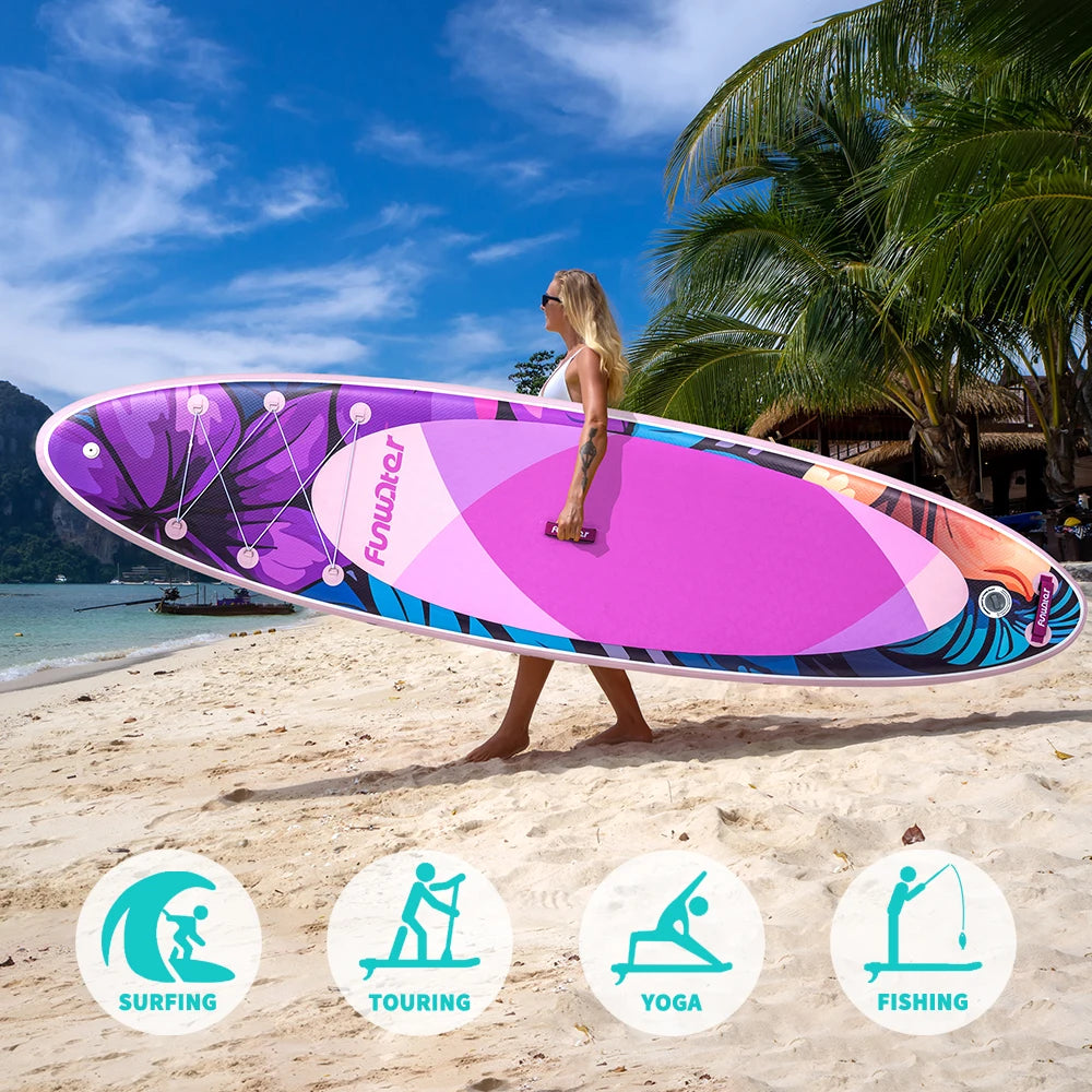 Opblaasbaar SUP Board Set – Stand Up Paddle Board Compleet met Accessoires – Antislip & Ultra Lichtgewicht