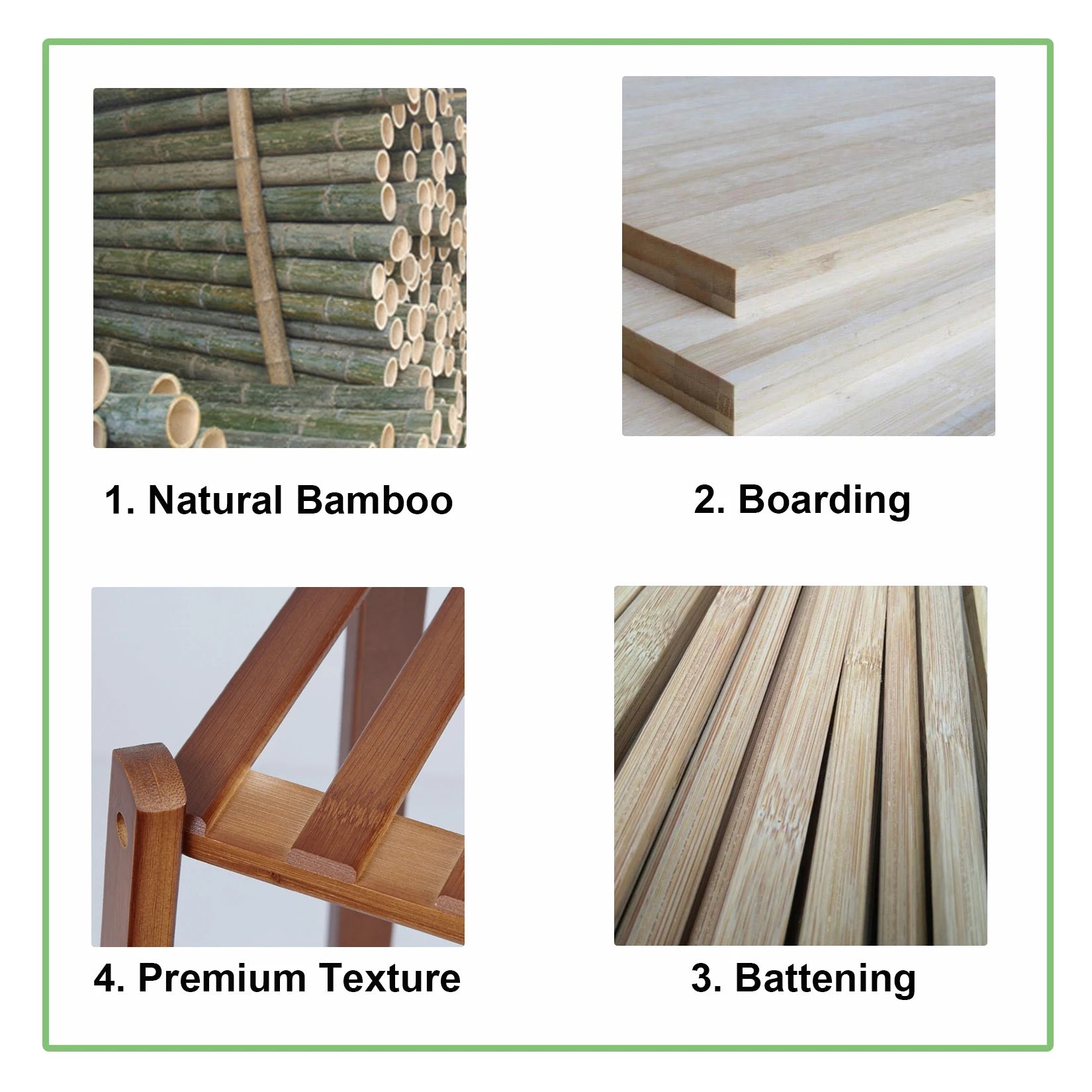 Bamboe Plantenhouder Hoog – Gelaagd Plantenrek Binnen & Buiten – Houten Bloemenrek voor Balkon, Woonkamer & Tuin