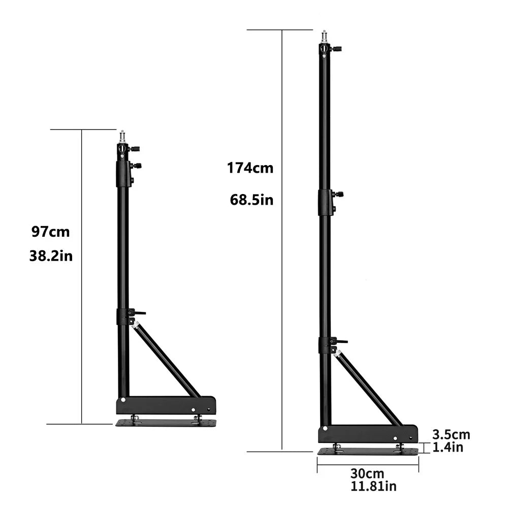 Softbox Wand Monopod Arm voor LED Ringlamp – Studio Statief voor Fotografie en Live Stream