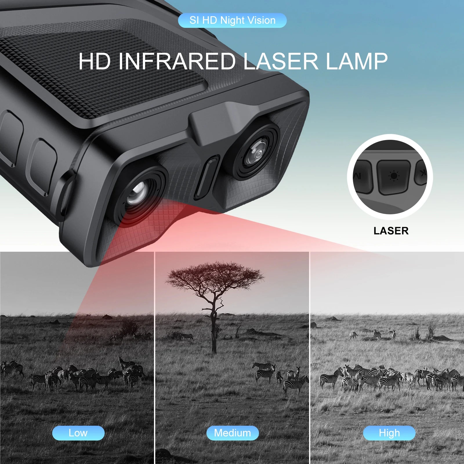 Digitale Nachtzicht Verrekijker 10× IR Zoom – Nachtzicht Verrekijker met 10× Digitale Zoom