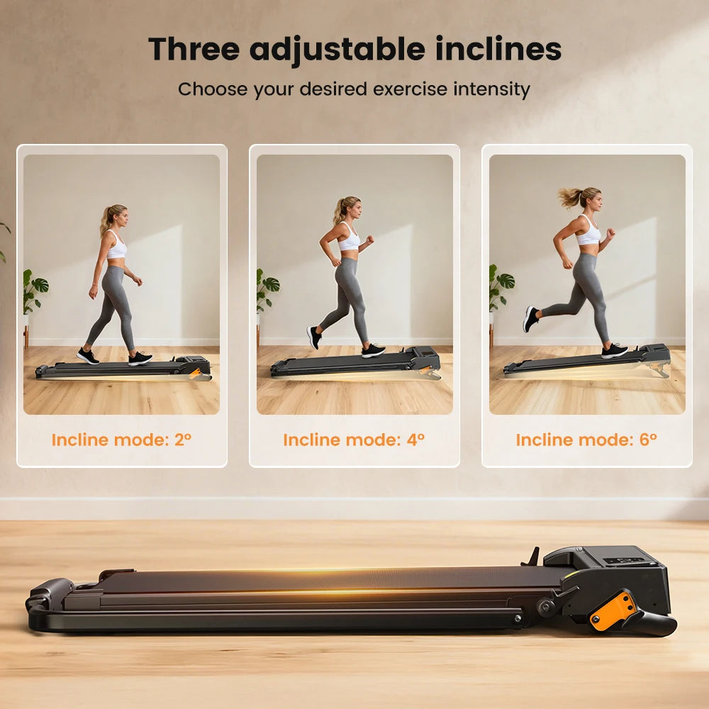 Loopband voor Thuis – 2-in-1 Inklapbare Walking Pad met 10 km/u en 2.5HP Motor