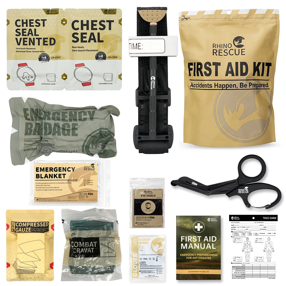 IFAK Navulset Tactische Trauma Kit – Complete Eerste Hulpset voor Noodsituaties