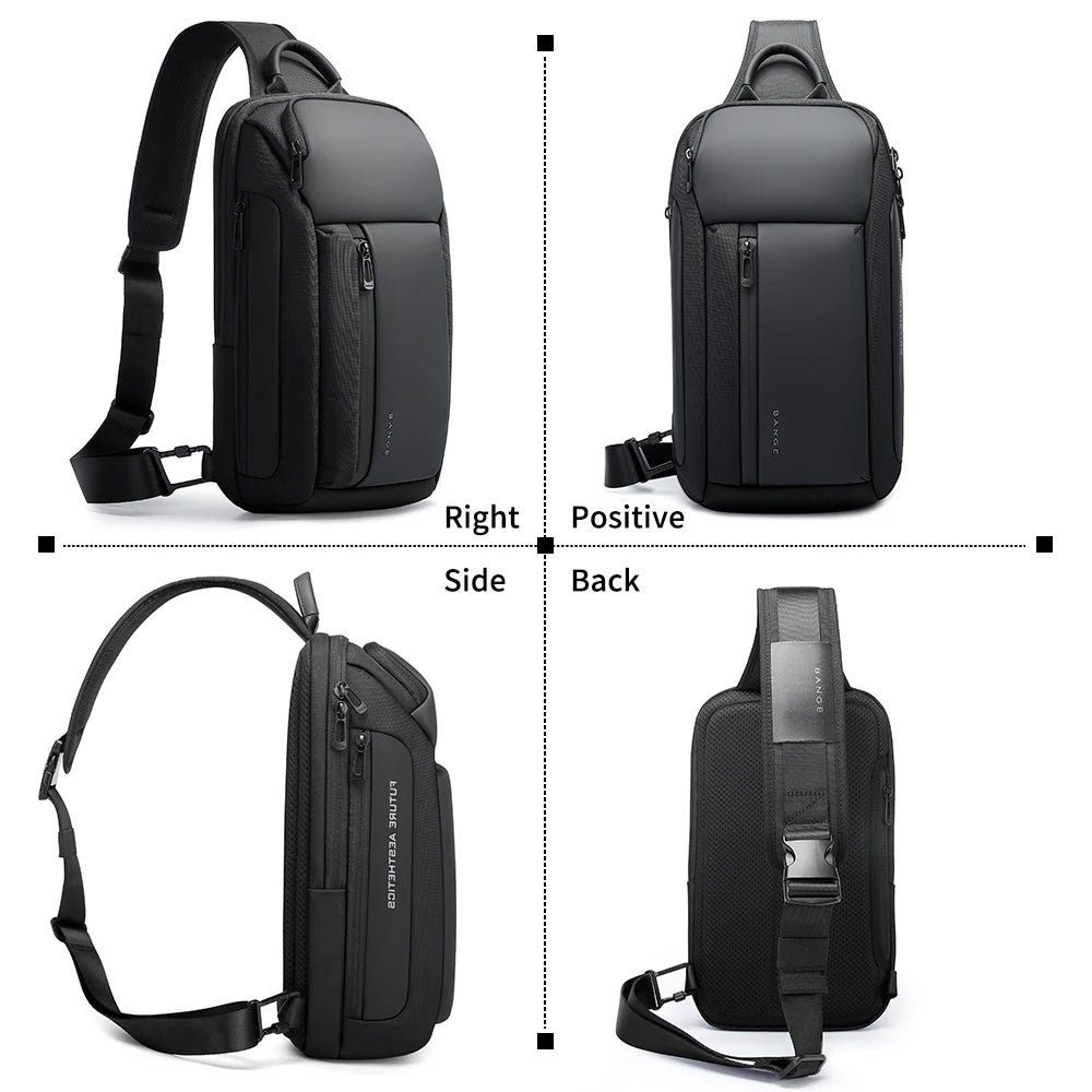 Waterdichte Oxford Crossbody Borsttas – Grote Capaciteit Schoudertas Voor Mannen & Unisex