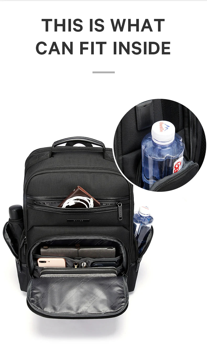 Anti‑Diefstal Laptop Rugzak 15.6 Inch – Waterdichte Business & Reis Rugtas met USB Oplaadpoort