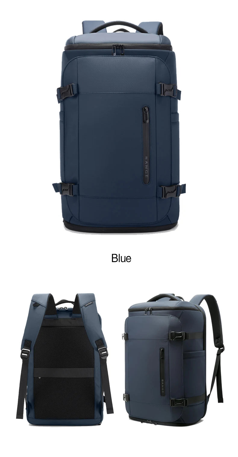 Grote Waterbestendige Rugzak – 36‑55L Voor Sport, Reis, Work & Outdoor Met Schoenvak & Laptopvak