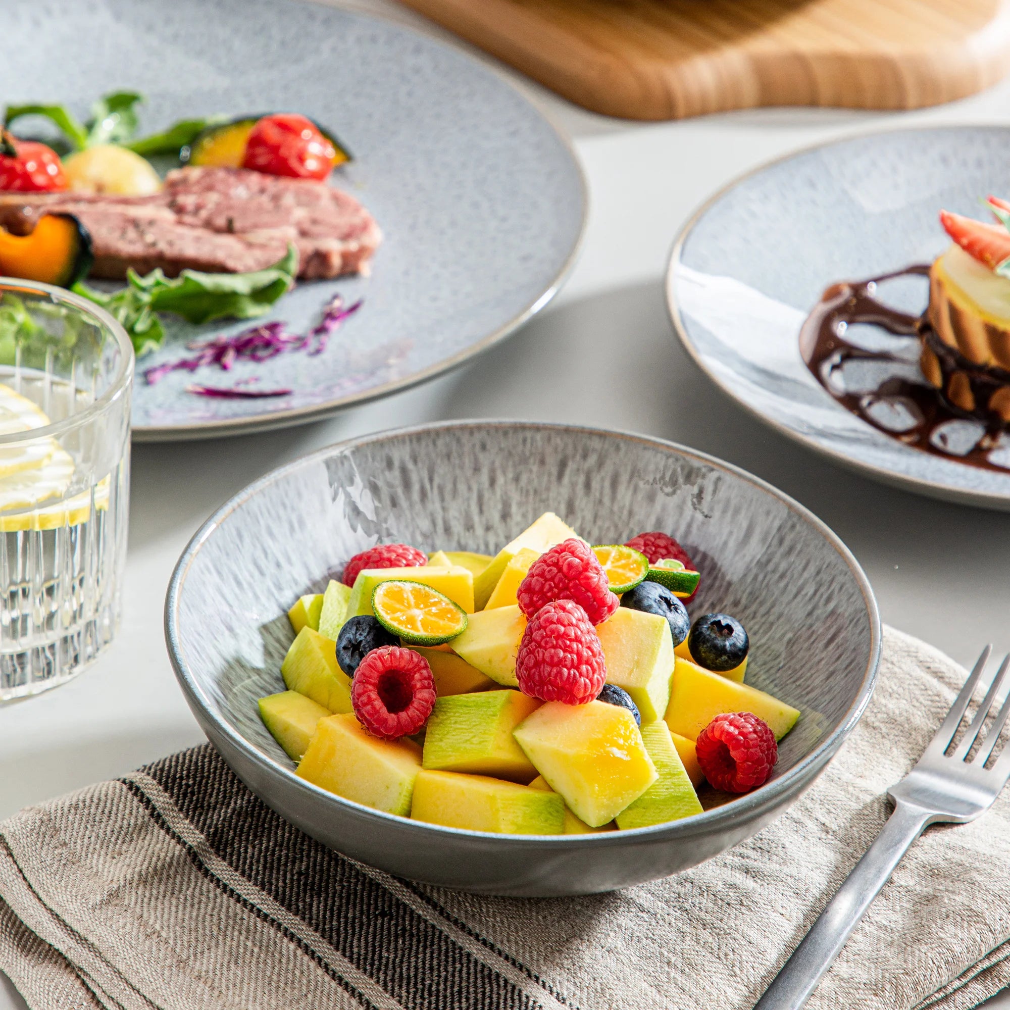 Steengoed Servies Set – 16/32/48-delig voor 4-12 Personen
