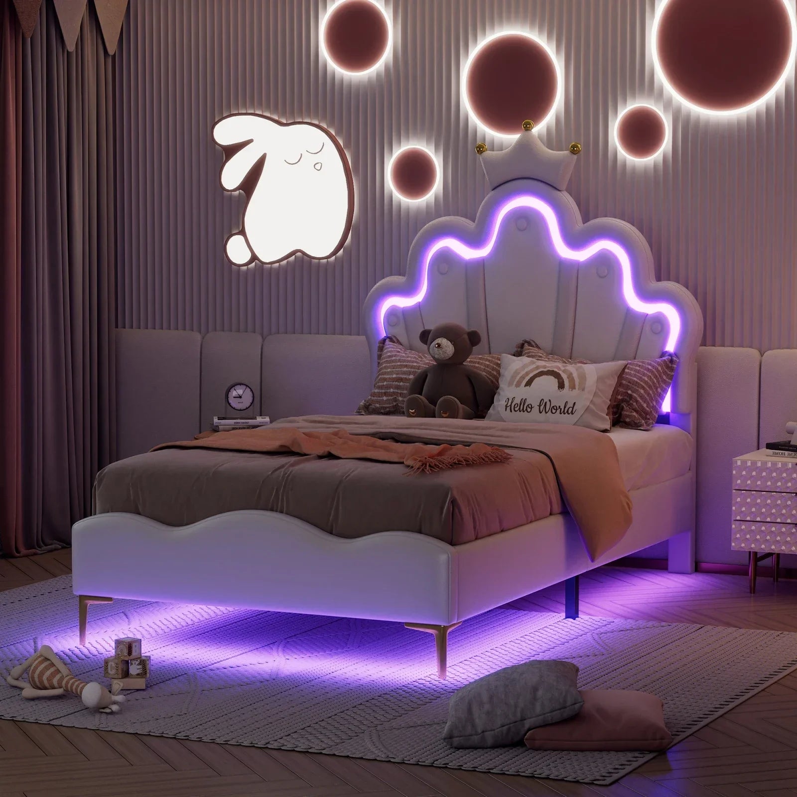Kinderbed Prinses 90x200 cm – Luxe & Comfort voor Meisjes