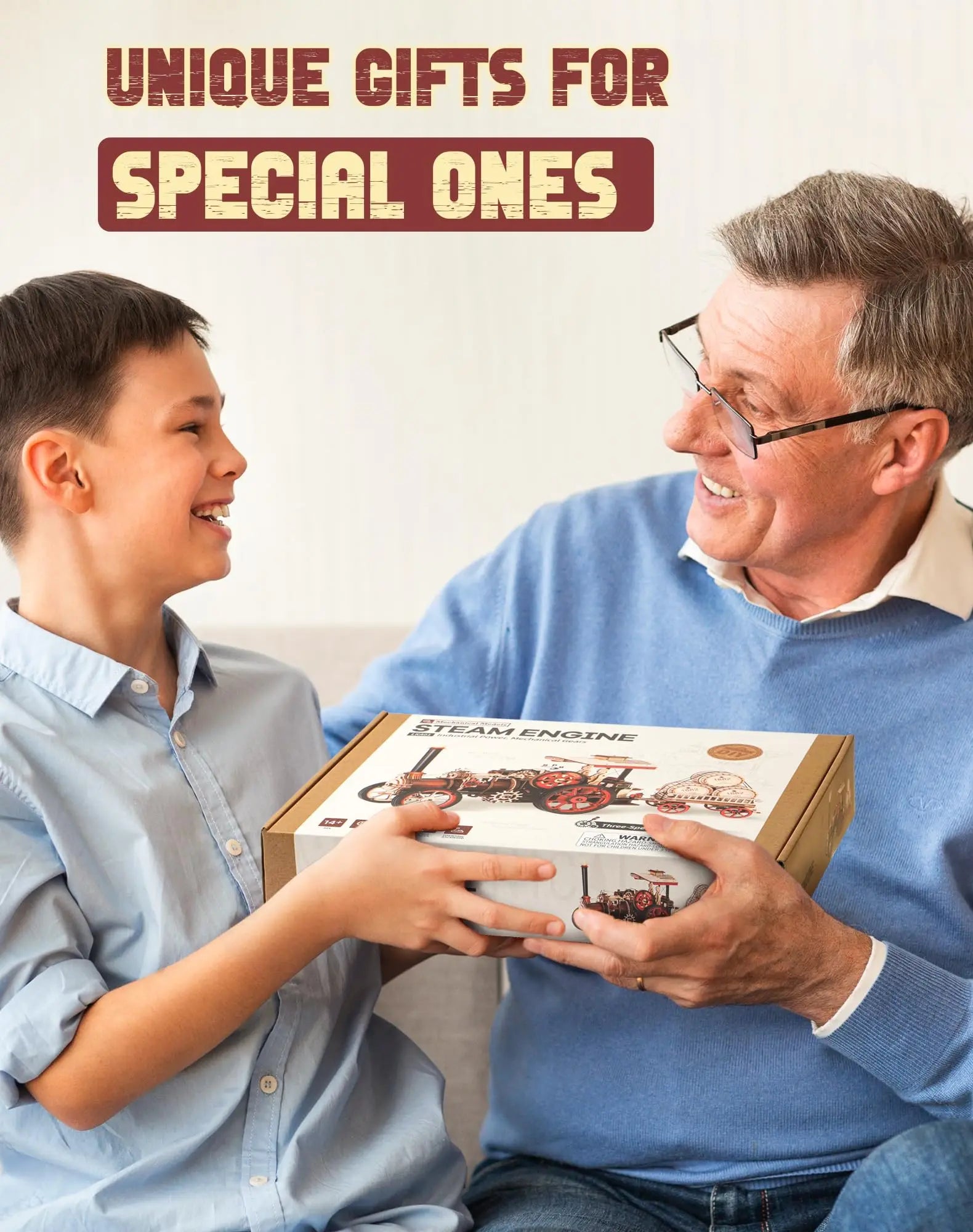 3D Houten Tractor Puzzel voor Volwassenen – Bouwpakket Elektrische Stoommachine Model – Educatief Hobby Speelgoed