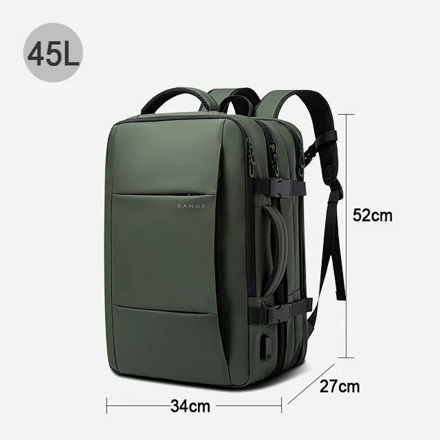 Waterdichte Rugzak Voor Laptop – Grote Capaciteit tot 17.3 inch – USB & Expandable – Zakelijk & School