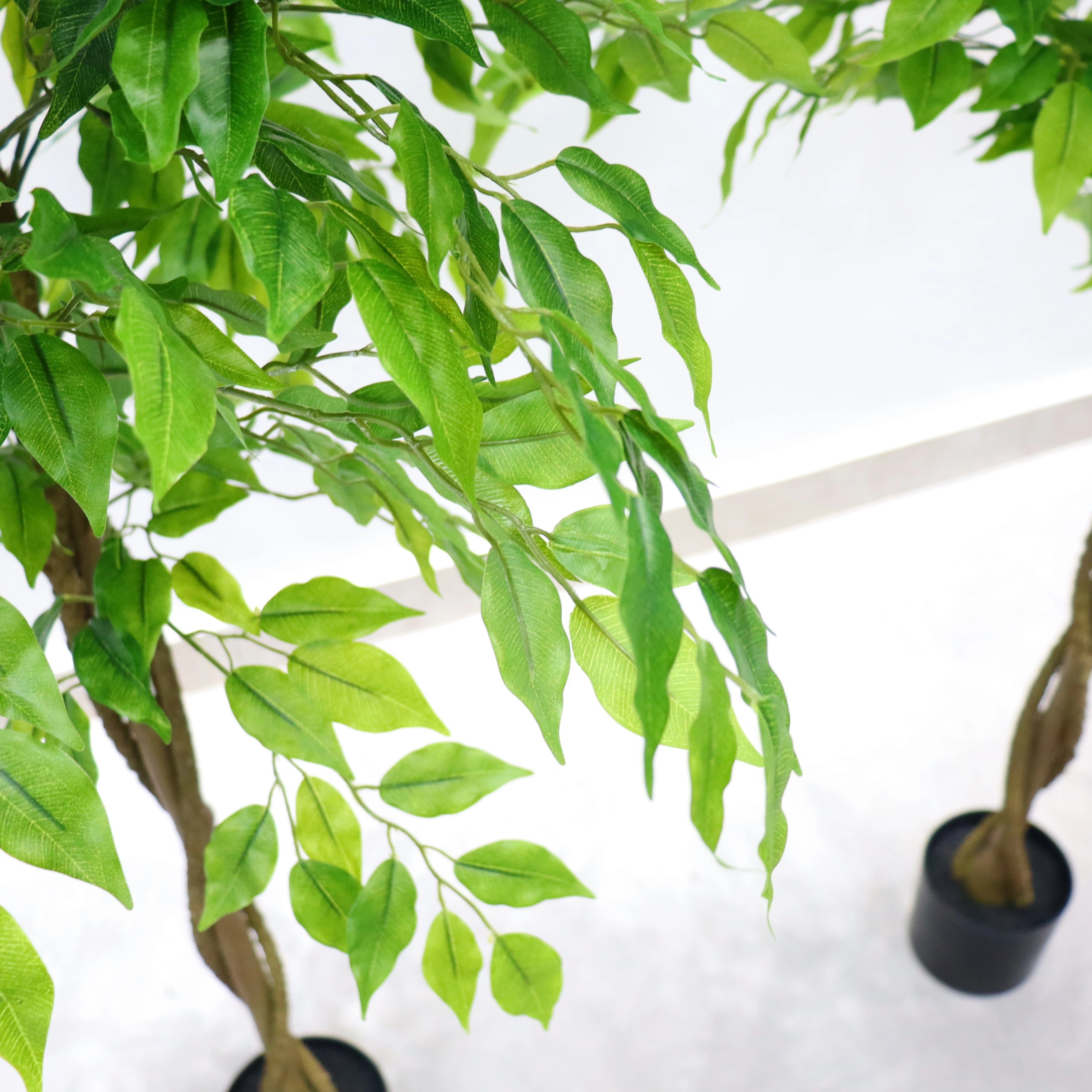 Kunstmatige Ficusboom 160–180 cm – Grote Nep Boom voor Binnen & Overdekt Buiten – Realistische Kunstplant Woonkamer & Kantoor