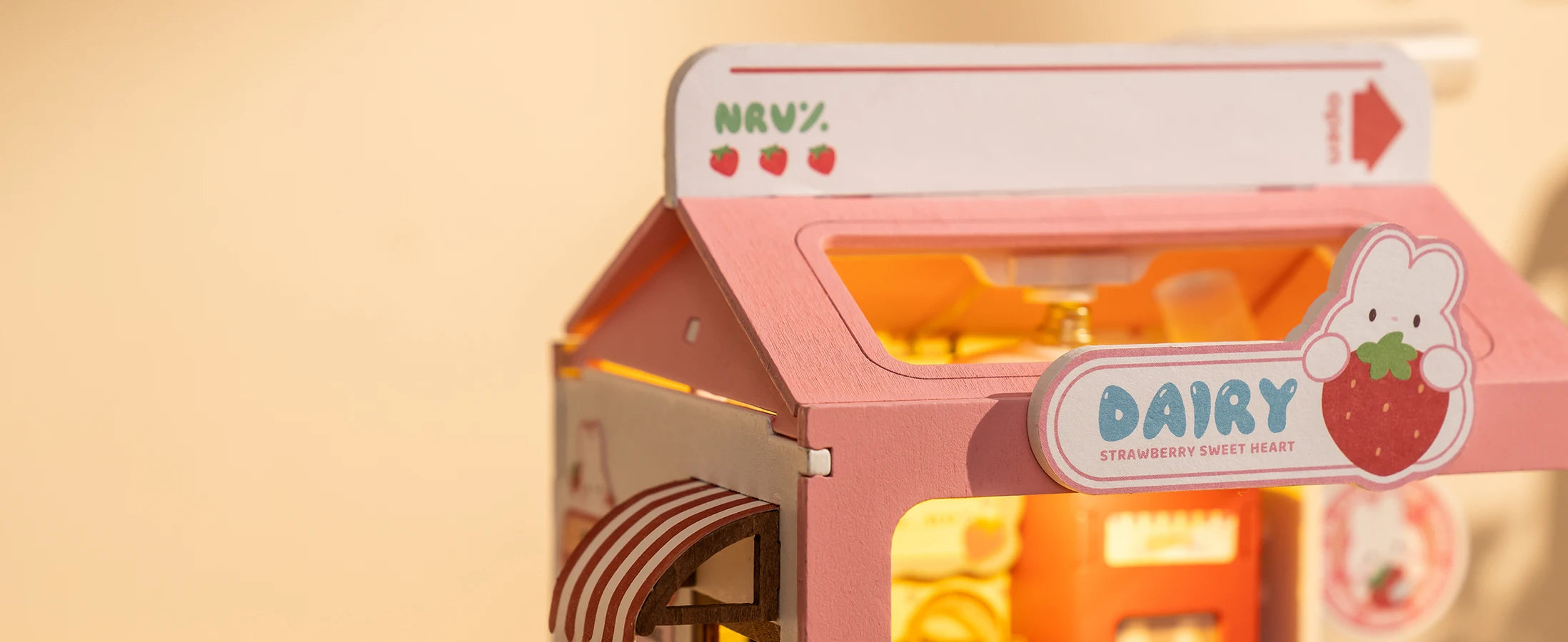DIY Miniatuur Huis Kit – Food Box Creatief Bouwpakket voor Kinderen en Hobbyisten – Houten Miniatuur Poppenhuis 1:24