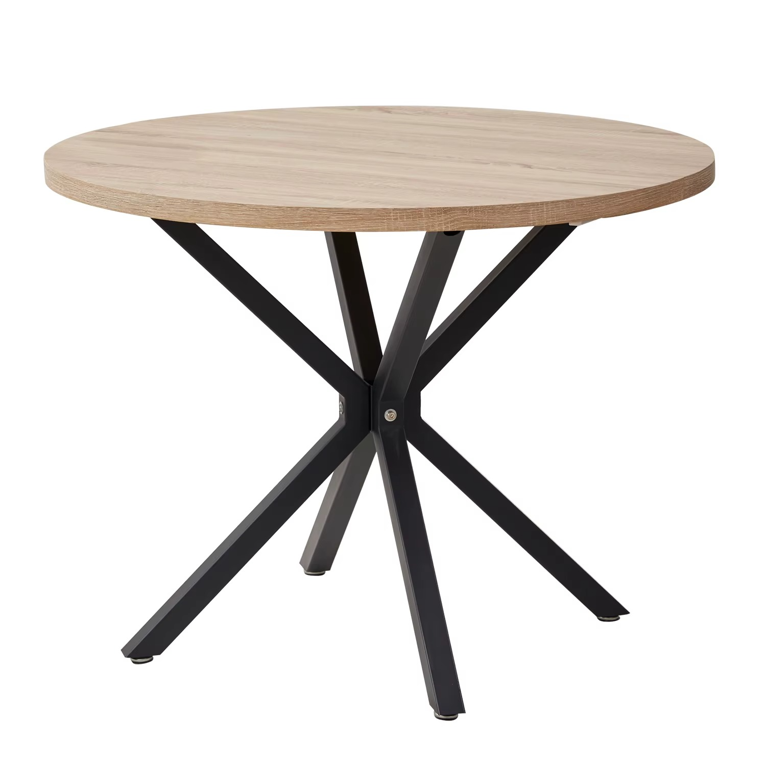 Nordic Ronde Eettafel – Massief Hout, Scandinavische Stijl, 100 cm