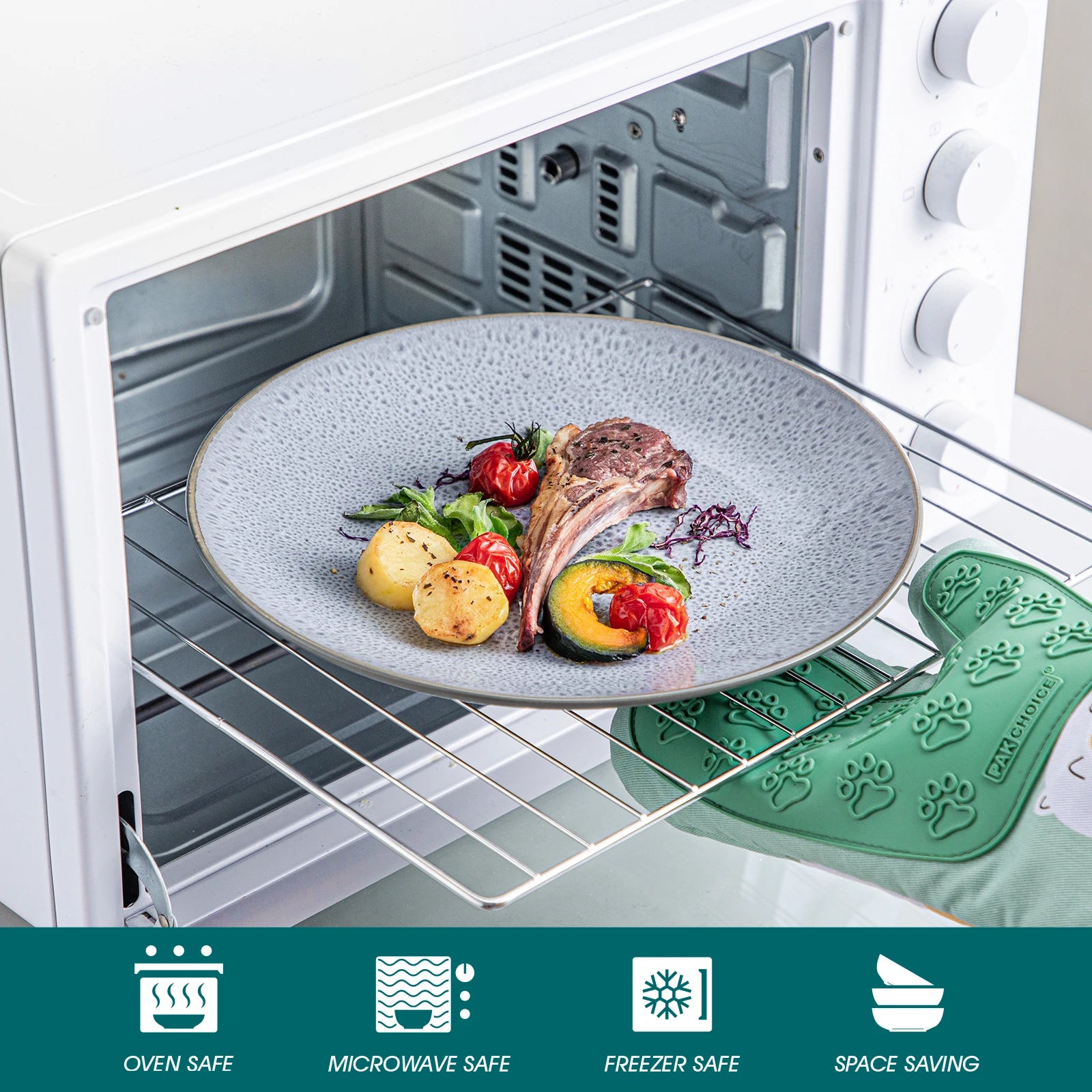 Steengoed Servies Set – 16/32/48-delig voor 4-12 Personen