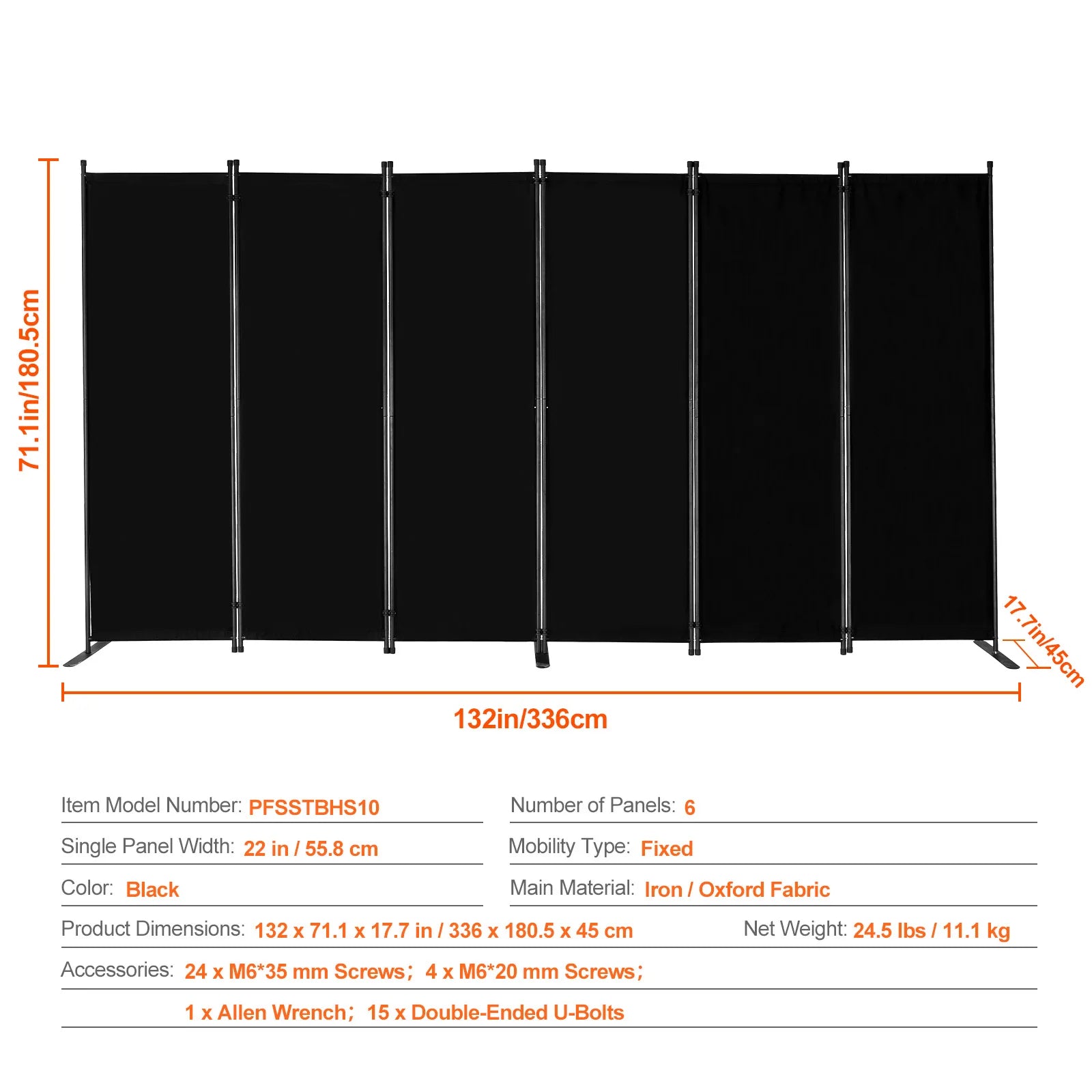 Vouwbare Kamerscheiding 3/4/6 Panelen – Privacy Scherm voor Woonkamer en Kantoor