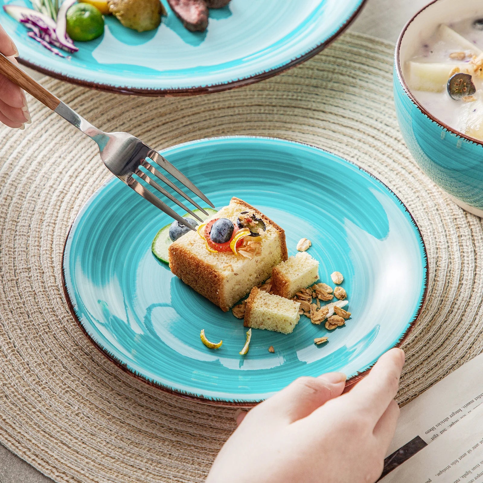 Servies Set 16-Delig – Porseleinen Borden, Kommen & Mokken – Modern en Duurzaam