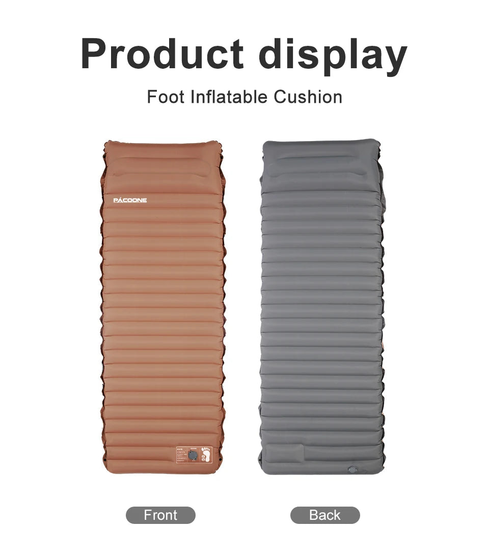 Ultralichte Zelfopblazende Slaapmat – Comfortabele Campingmatras voor Outdoor & Reizen
