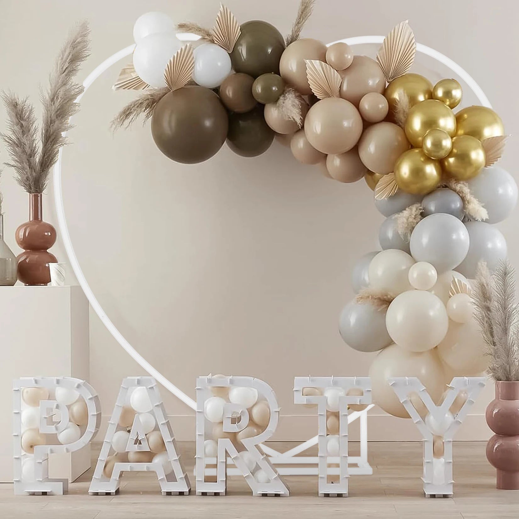 Hartvormige Ballonnenboog Wit Metaal 2.2m – Bruiloft Arch Stand Frame – Backdrop voor Verloving, Valentijn & Feest Decoratie