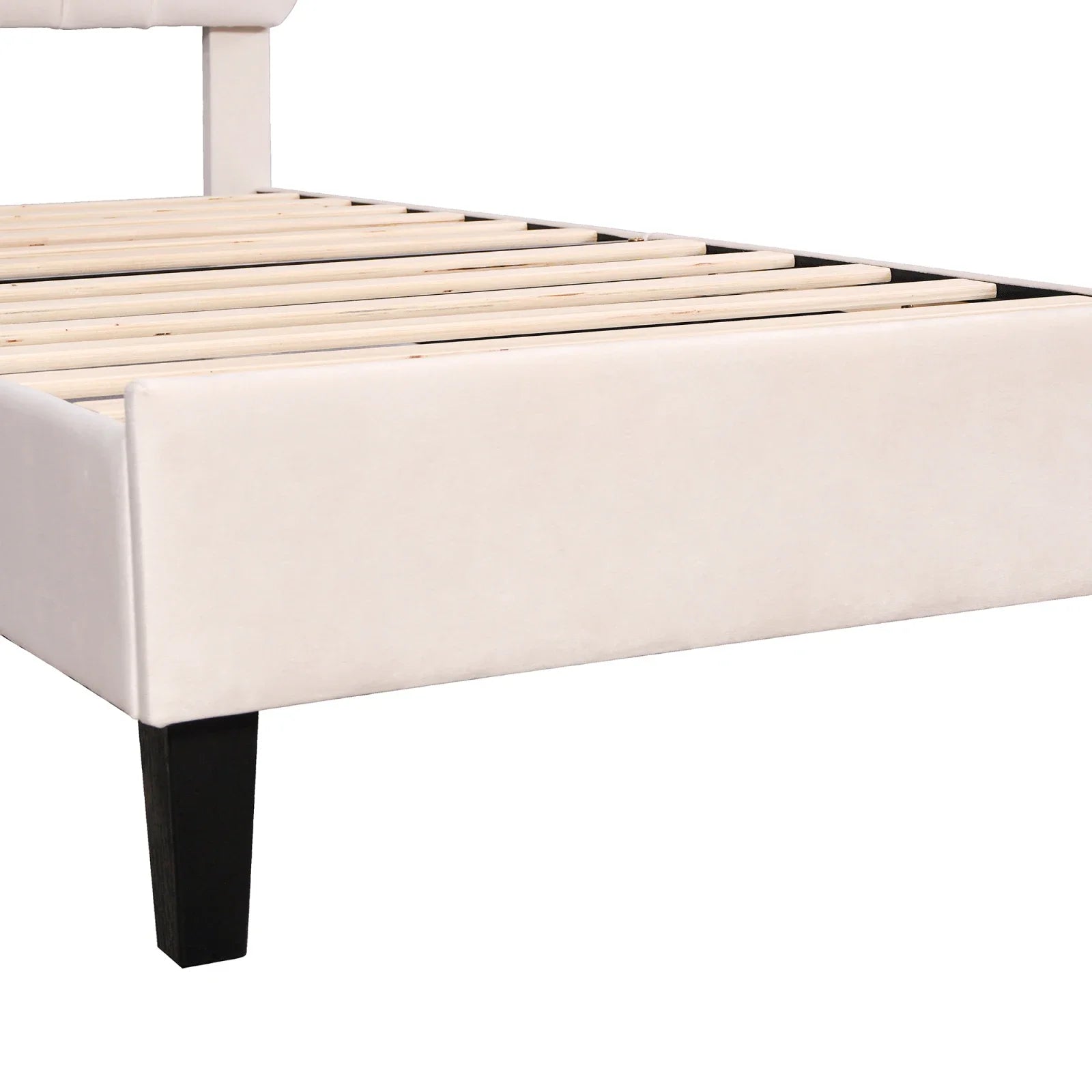 Kinderbed 90x200 Meisjesbed Fluweel Bloemenkroon – Speels & Stijlvol