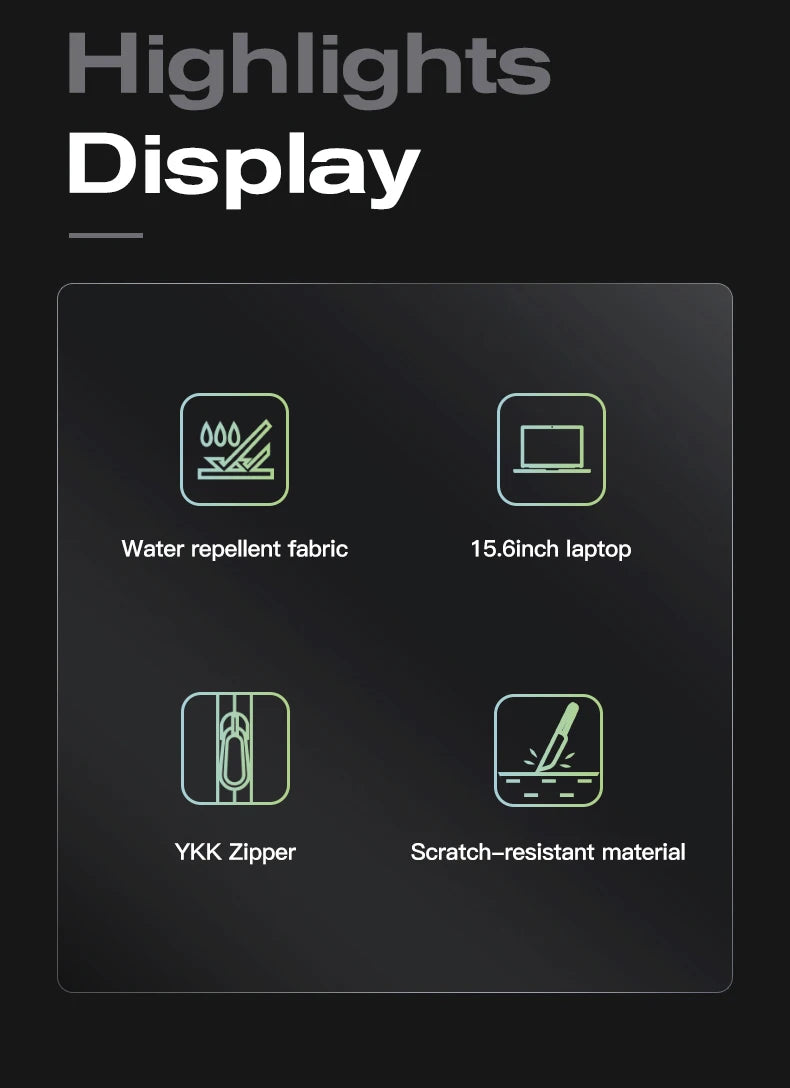 Waterdichte 15,6‑inch Laptop Rugzak – Multifunctioneel & Stijlvol Voor Werk, Reizen en Dagelijks Gebruik