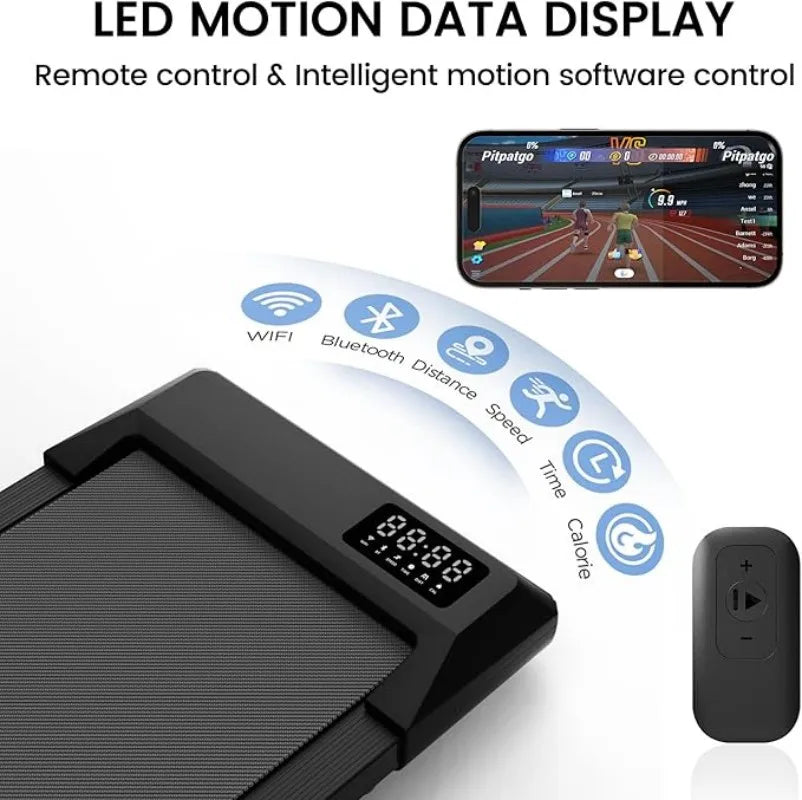 Elektrische Loopband – 40x90 cm Loopvlak voor wandelen en hardlopen - Fitnessapparaat voor Thuis of Kantoor