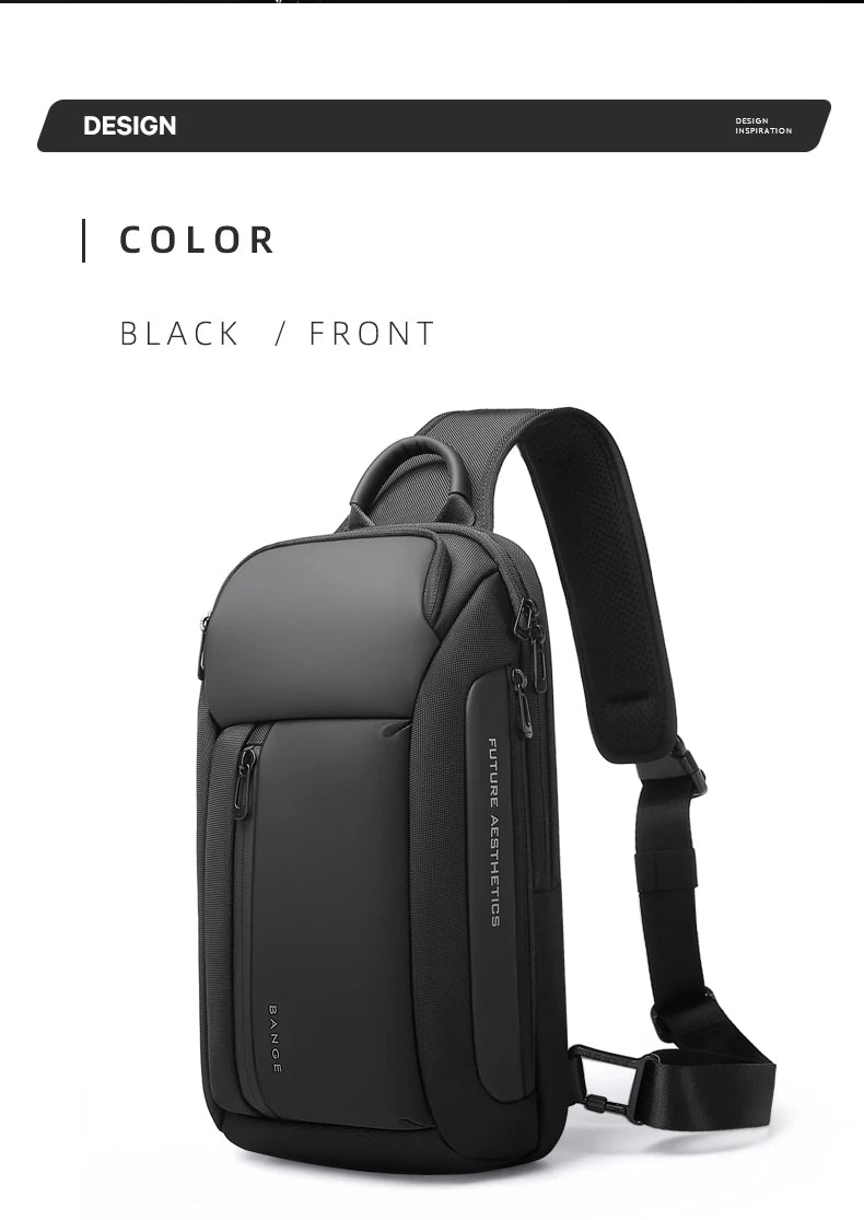 Waterdichte Oxford Borsttas – Grote Capaciteit, Multi‑Pocket Design & Trendy Unisex Style