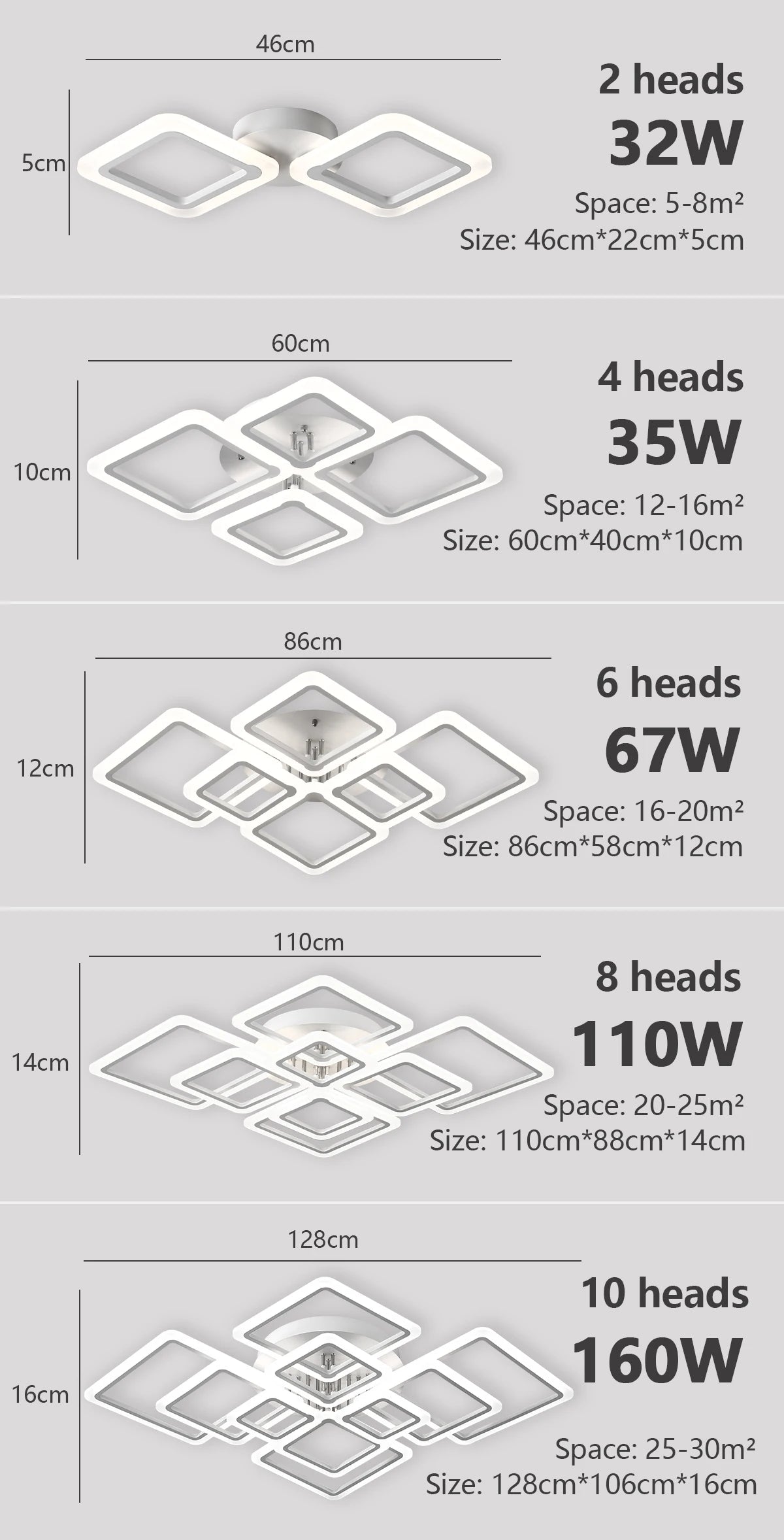 Moderne LED Plafondlamp met Afstandsbediening – Vierkante Dimbare Smart Ceiling Light