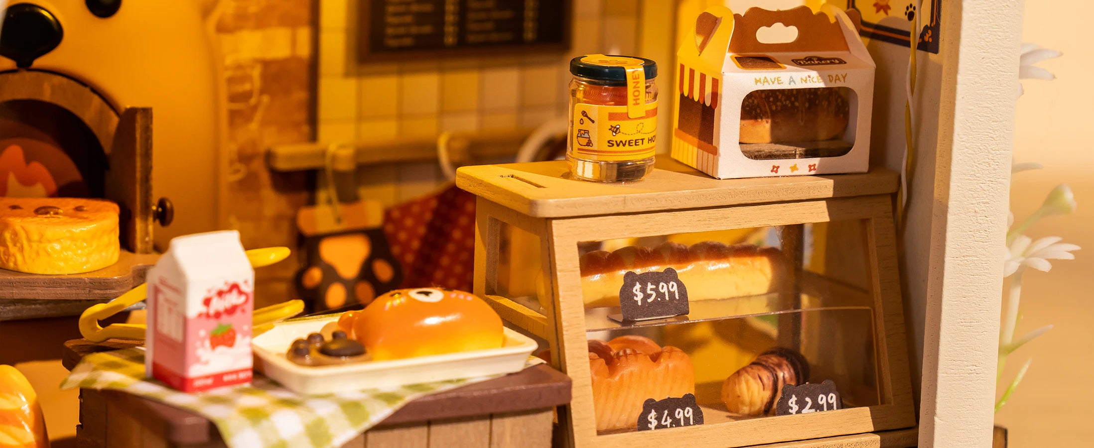 DIY Miniatuur Huis Kit – Food Box Creatief Bouwpakket voor Kinderen en Hobbyisten – Houten Miniatuur Poppenhuis 1:24