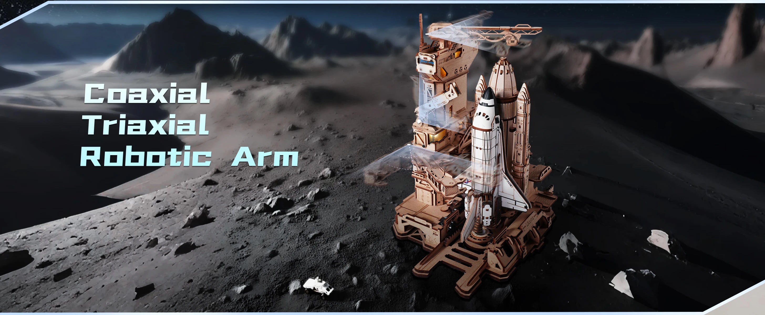 3D Houten Space Shuttle Puzzel met LED Licht – Mechanisch Bouwmodel voor Volwassenen en Tieners – Educatief STEM Cadeau