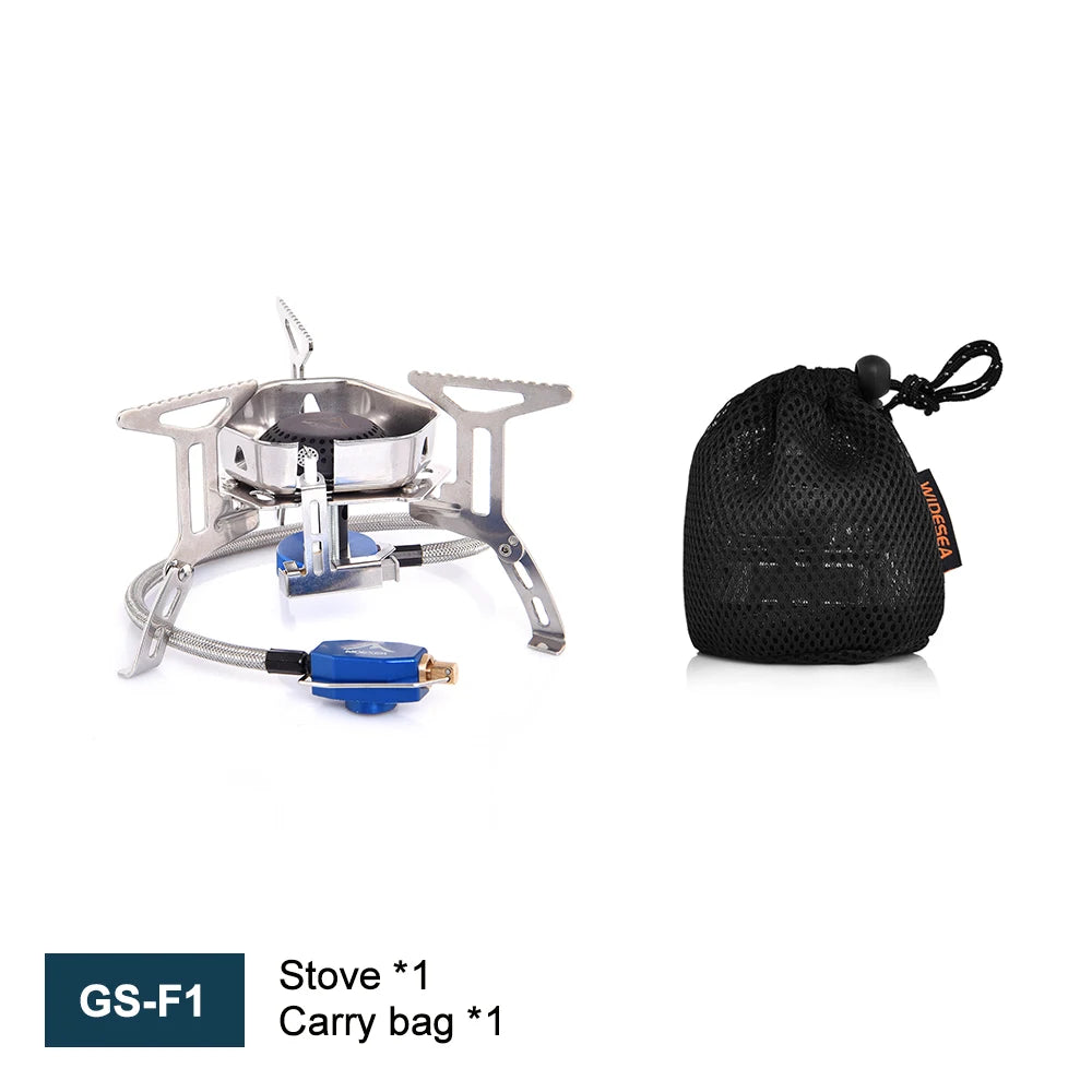 Camping Gaskocher Outdoor 3500W Winddicht – Draagbare Vouwbare Gasbrander voor Kamperen, Survival & Toerisme