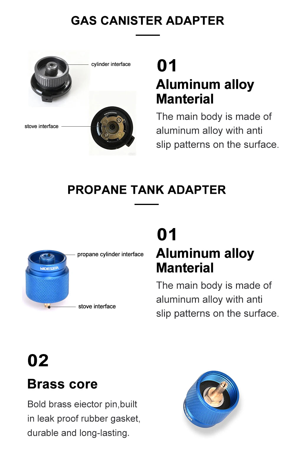 Camping propaan navuladapter – efficiënte gasfles refill tool voor kampeerkooktoestel