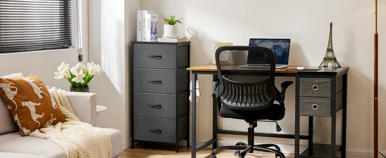 Moderne Kast met 4 Lades – Multifunctionele Slaapkameropberger