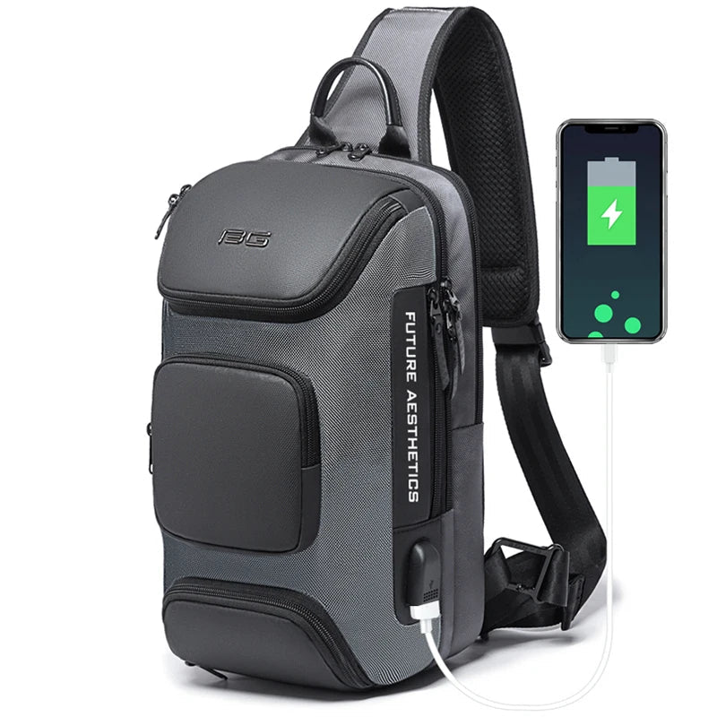 Waterdichte Anti‑Diefstal Crossbody Tas Heren – Multifunctionele Sling Bag voor Reizen & Dagelijks Gebruik