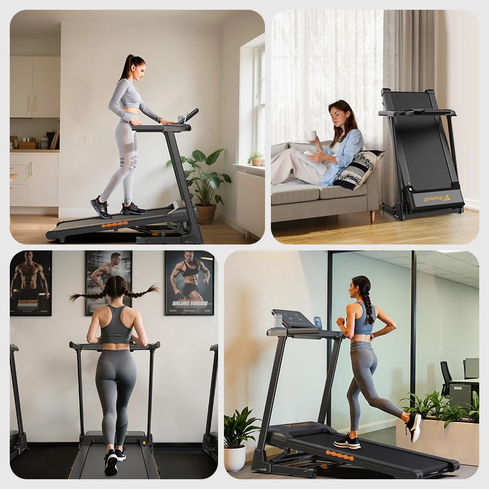 Opvouwbare Loopband – 3.0HP Motor, 15% Helling, Stil en Krachtig voor Thuisgebruik