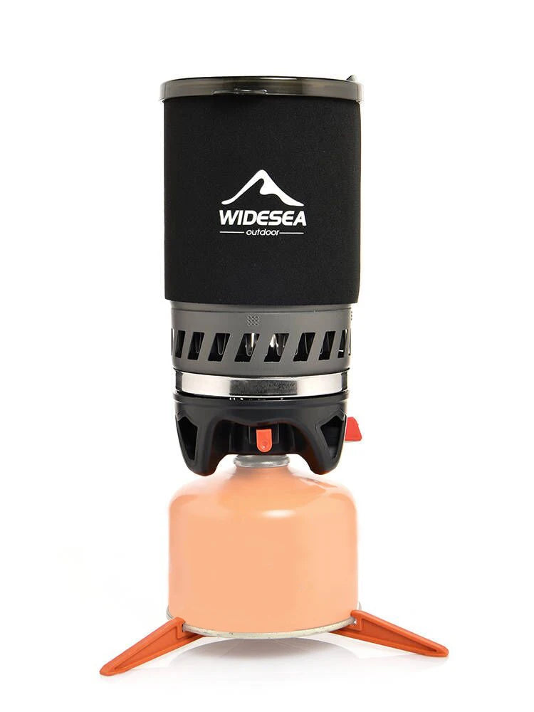 Draagbare Camping Koffiezetter Set French Press 0,9L – Compact Voor Outdoor & Kamperen