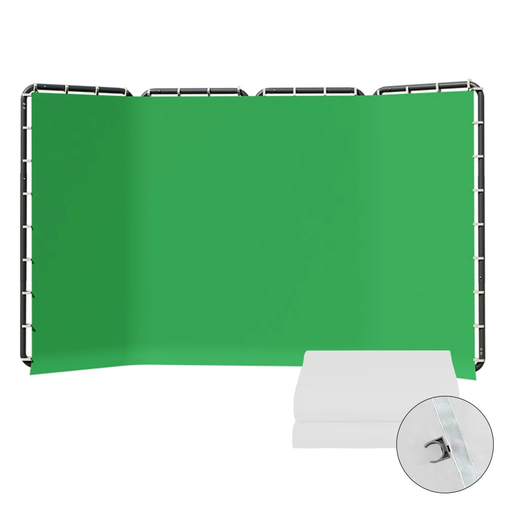Achtergrondstandaard Fotografie 240x400 cm – Professioneel Groenscherm Frame voor Video en Studio Opnames