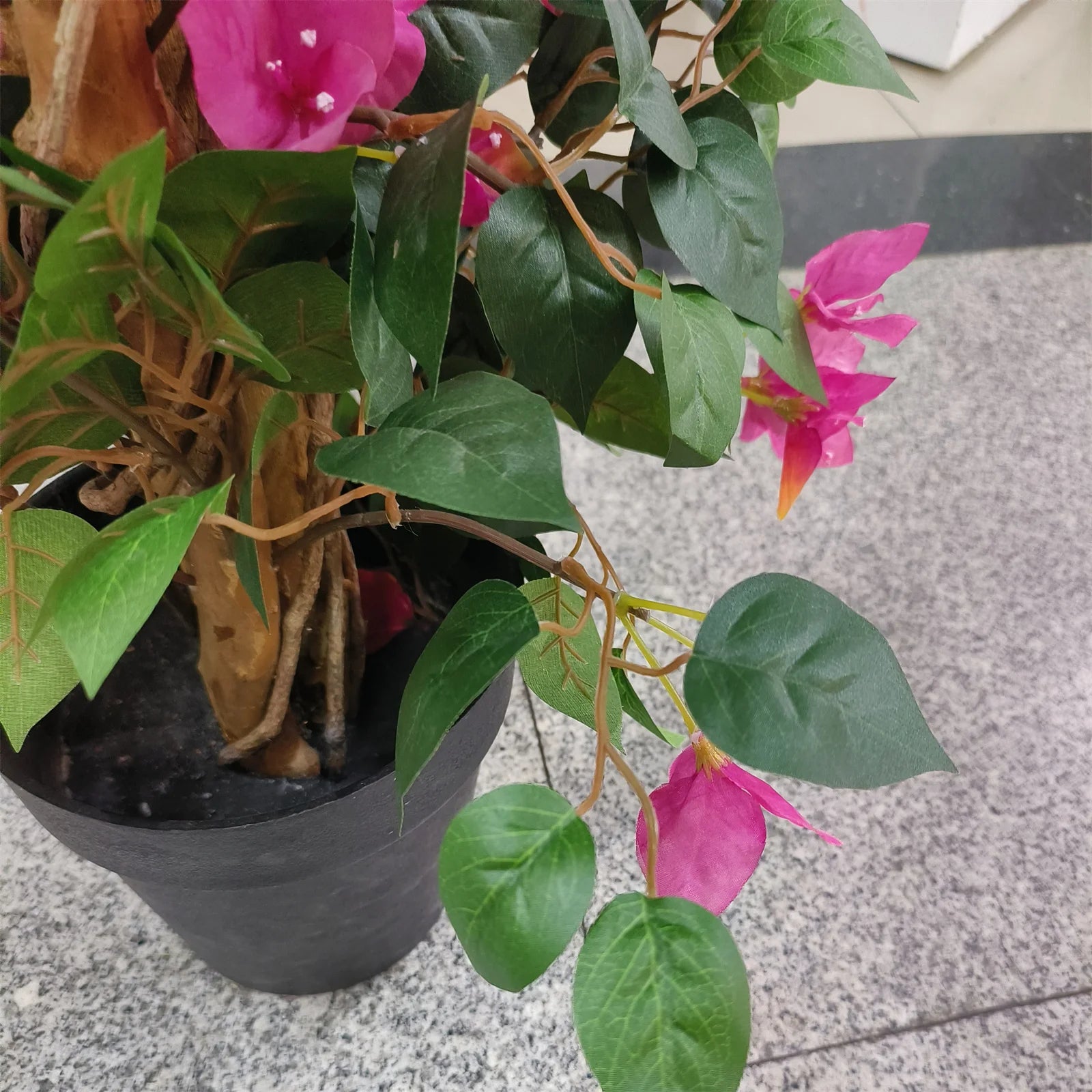 Kunstmatige Bougainvillea Boom 185 cm Roze – Realistische Nepplant voor Binnen & Buiten