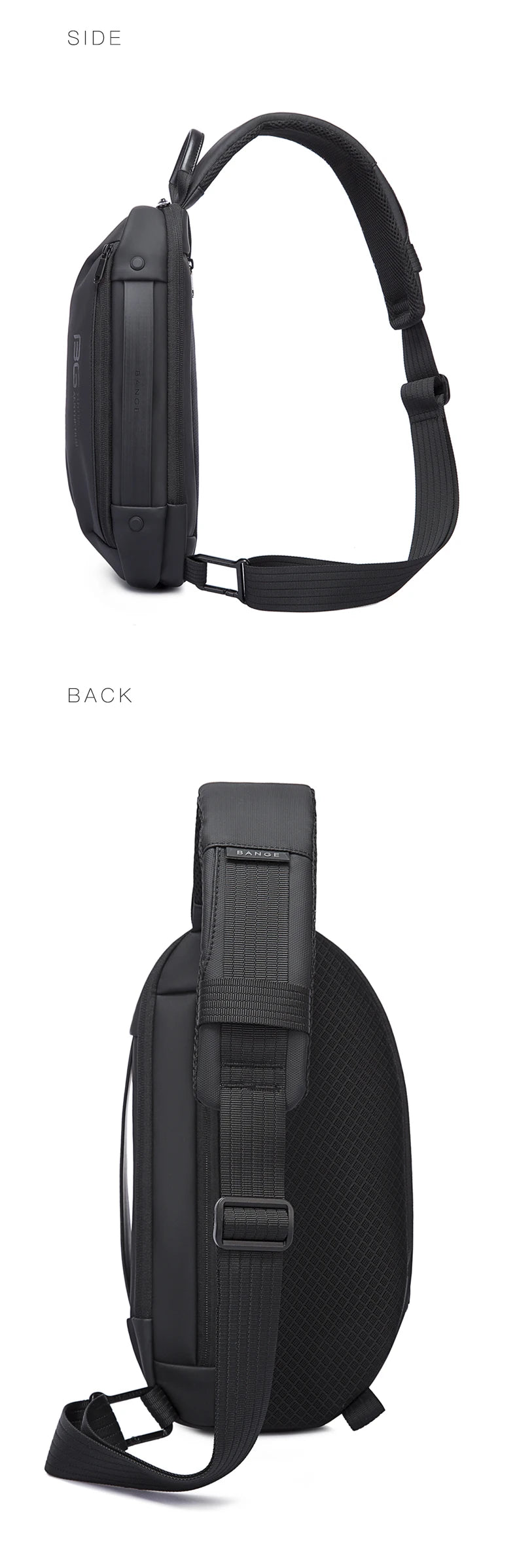 Waterdichte Multi‑Lagen Chest Bag Met USB‑Oplaadpoort – Sling Crossbody Tas Voor Heren & Dames