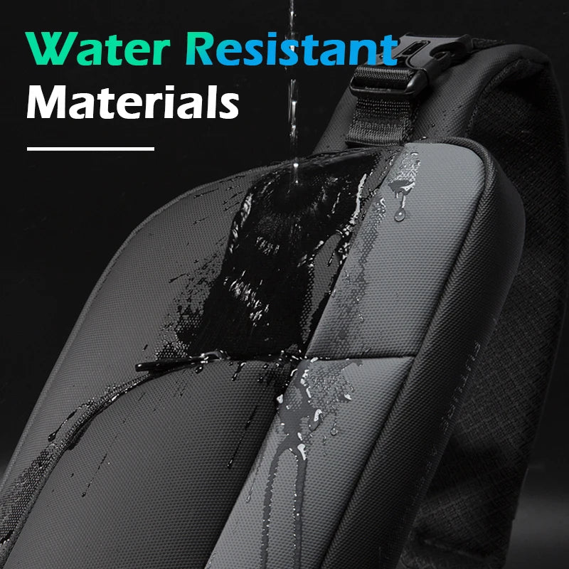 Multifunctionele Waterdichte Crossbody Schoudertas – Sling Bag Voor Dagelijks Gebruik & Korte Trips