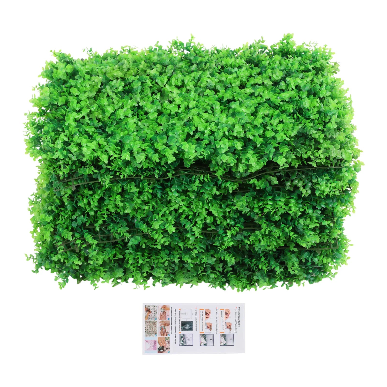 Kunstgras Wanddecoratie Set van 12 – Buxushagen Panelen 40x60 cm voor Groene Muur Binnen en Buiten