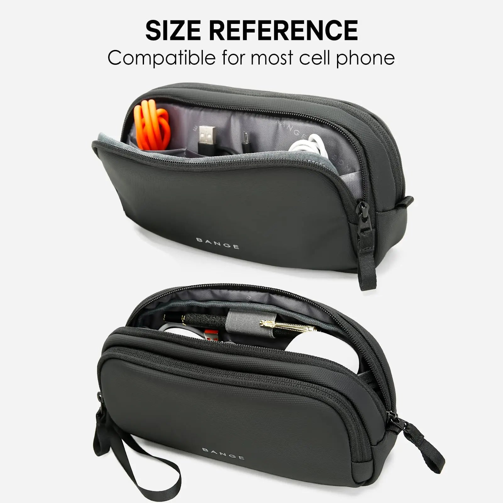 Licht Waterdichte USB Kabel Organizer Tas – Draagbare Elektronica Reis‑Opbergoplossing