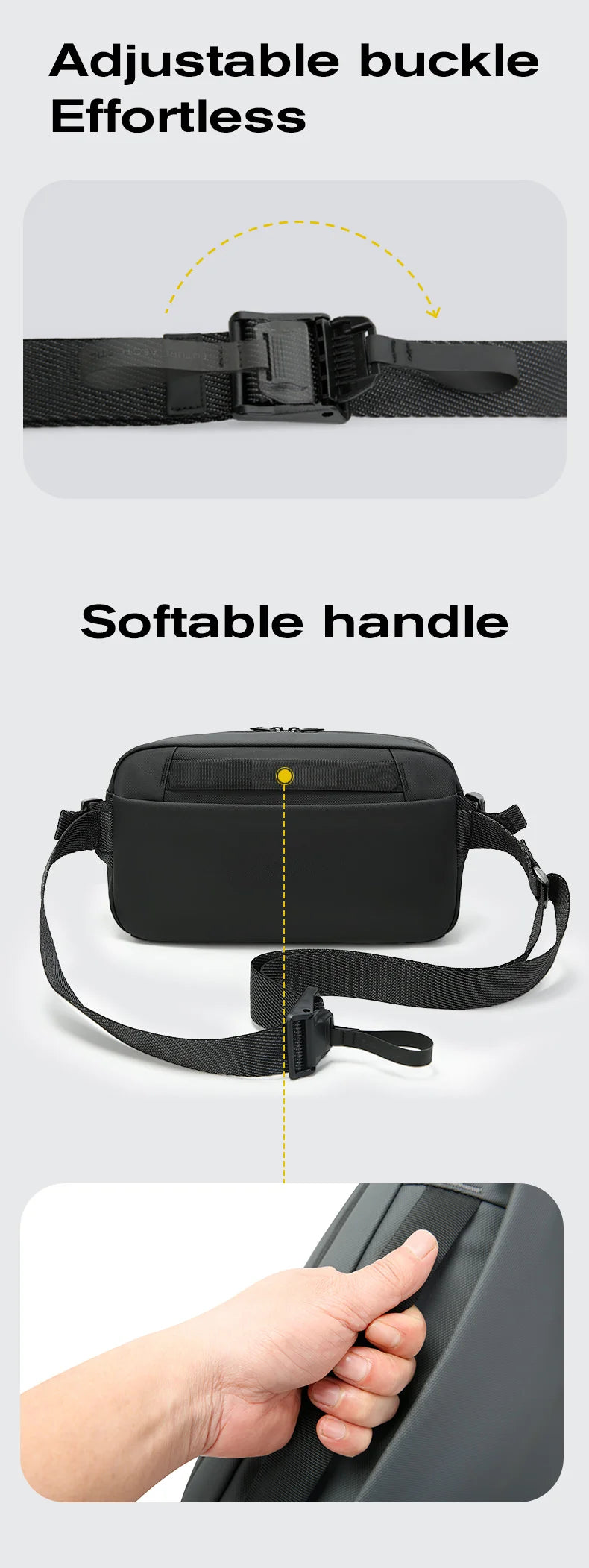 Waterdichte Crossbody Tas – Lichtgewicht Sling‑Schoudertas Voor Dagelijks Gebruik | Unisex Reis‑ & Stadsbag