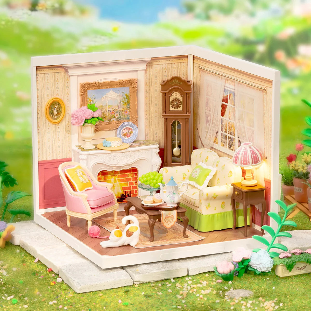 DIY Miniatuurhuis Kit – Creatief Knutselpakket voor Volwassenen en Kinderen – Sfeervol Kerst- en Verjaardagscadeau