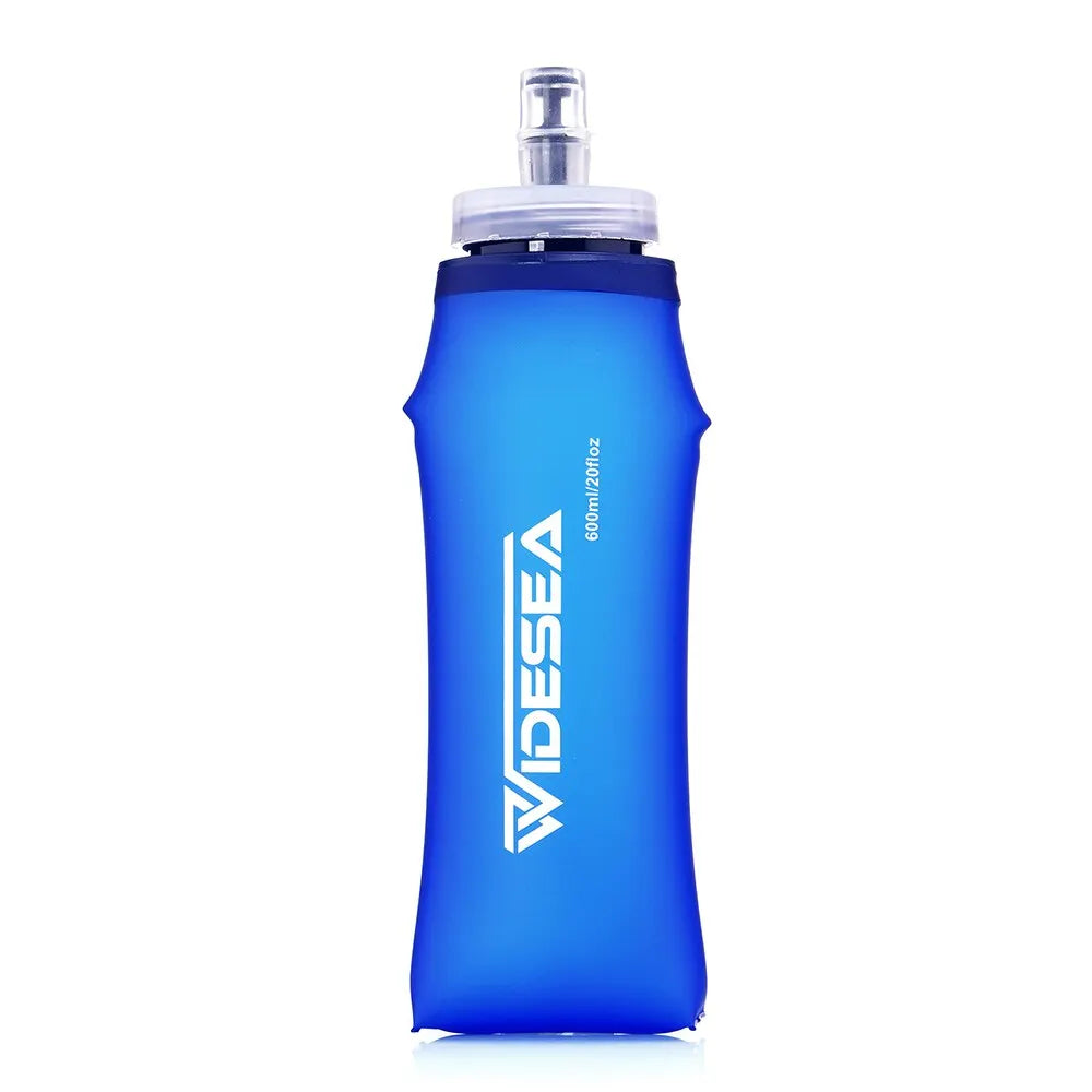 Draagbare Opvouwbare 600ml BPA‑vrije Sport Waterfles – Compact Voor Outdoor Hydratatie