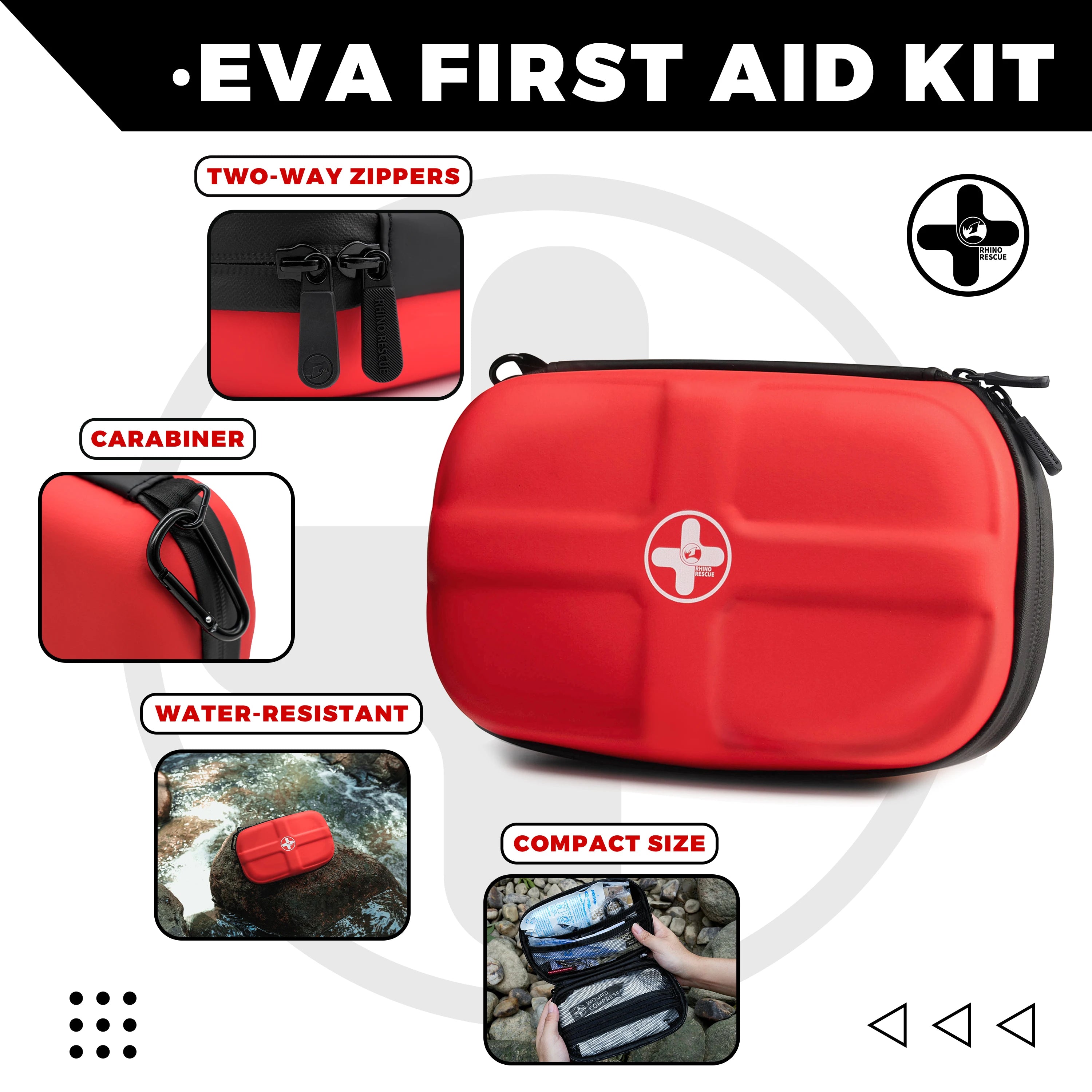 Waterdichte EHBO-kit voor Reizen, Kamperen en Thuisgebruik – Compact en Duurzaam