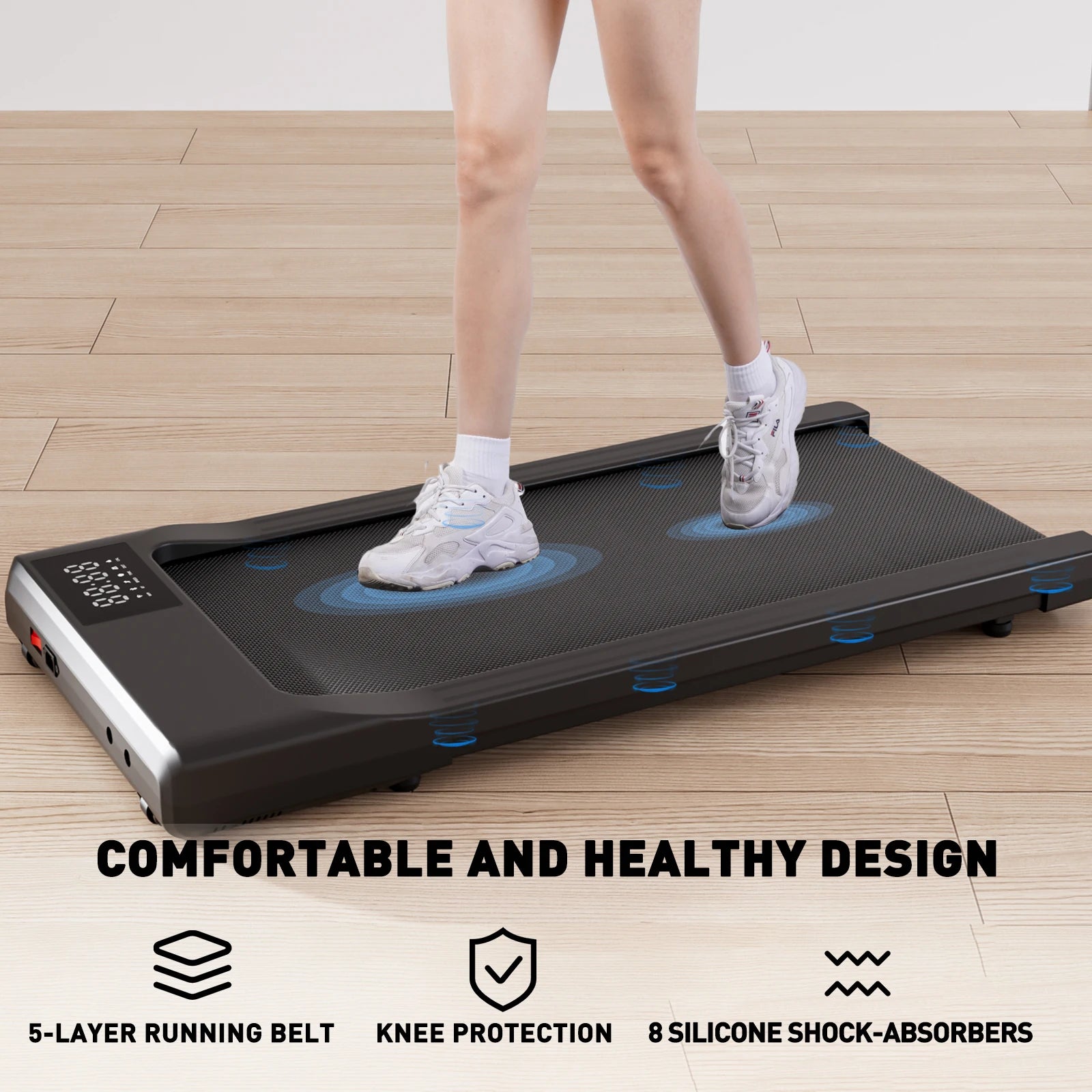 Walking Pad Loopband 2.5HP – Compacte Elektrische Treadmill voor Thuis en Kantoor