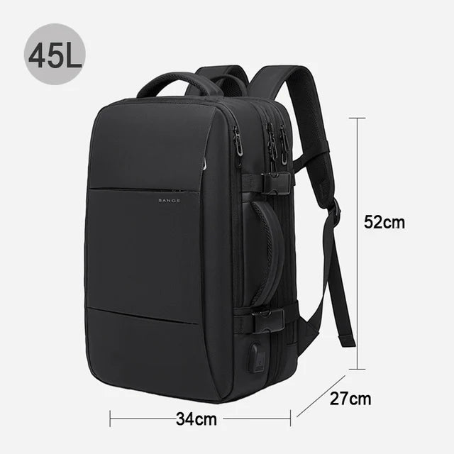 Grote Waterdichte Uitbreidbare Rugzak – 17,3″ Laptop, Grote Capaciteit Voor Reizen, Hiking & Zakelijk