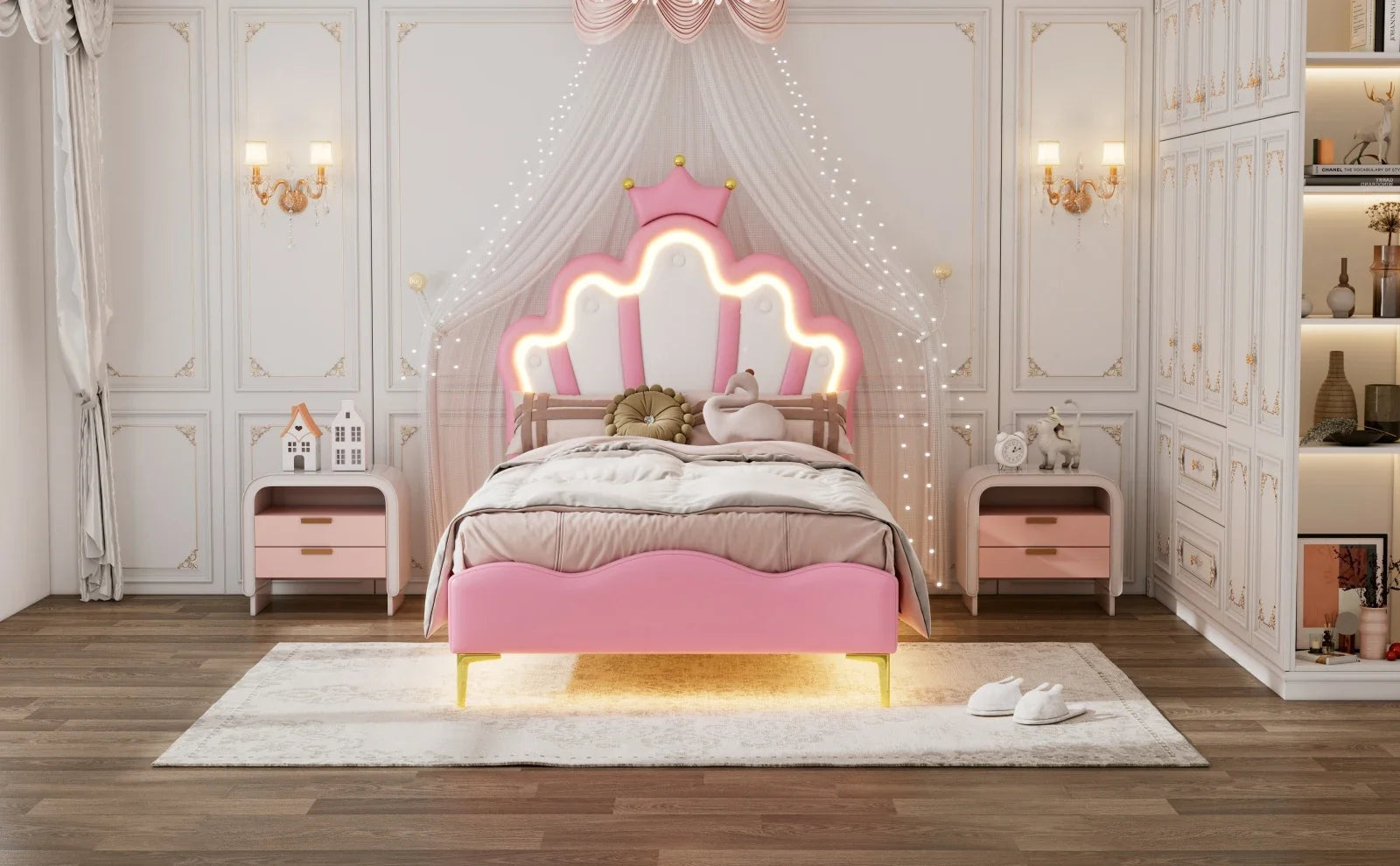 Kinderbed Prinses 90x200 cm – Luxe & Comfort voor Meisjes